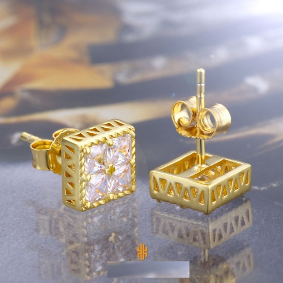 High Quality Sterling Silver Earrings available in Gold and Silver - Picture 6 of 10